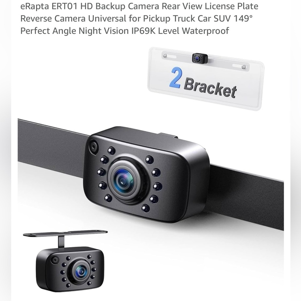 eRapta Car Rearview Camera. Brand new in the box